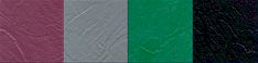 Rubberflex Tiles are available in 8 colors (4 shown here).
